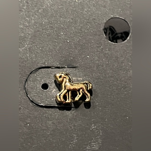 🆕 COACH Horse 🐴 & Carriage Stud Earrings - Picture 3 of 7